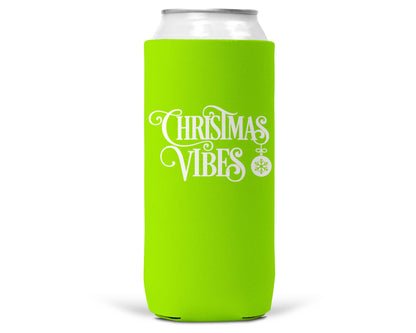 Christmas Vibes Christmas SLIM CAN Coozie 12oz Slim Cans-5