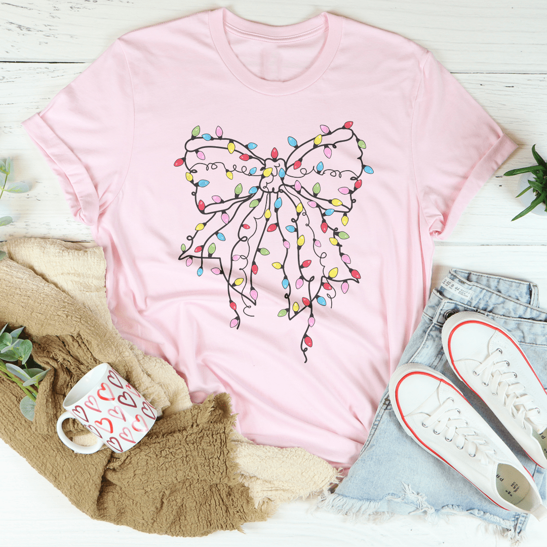 Christmas Bow Tee-1