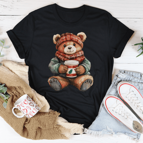 Christmas Cuddle Bear Tee-0
