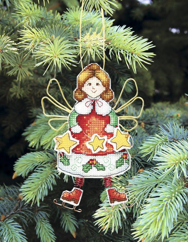 Christmas tree toy. Plastic Canvas Cross-stitch kit T-02C-1