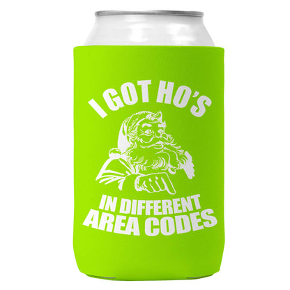 I Got Ho's In Different Area Codes Can Coozie for Christmas-2