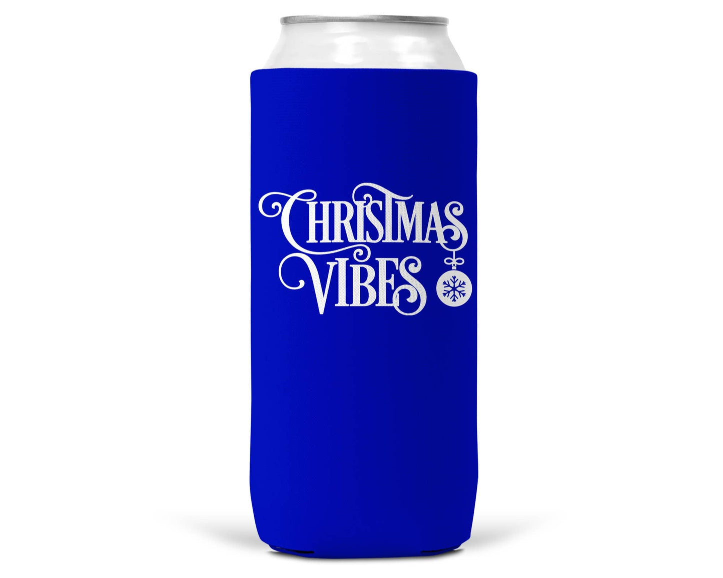 Christmas Vibes Christmas SLIM CAN Coozie 12oz Slim Cans-2