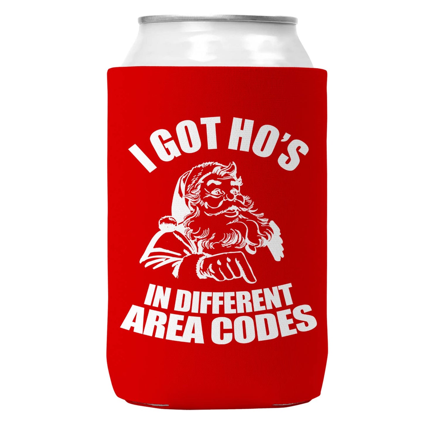 I Got Ho's In Different Area Codes Can Coozie for Christmas-4