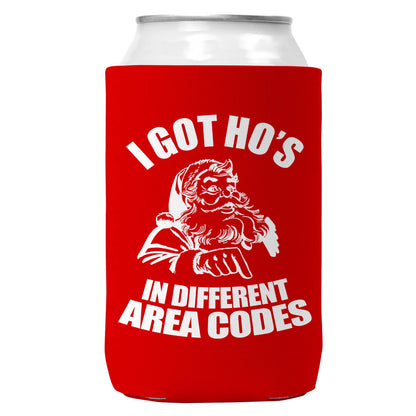 I Got Ho's In Different Area Codes Can Coozie for Christmas-4
