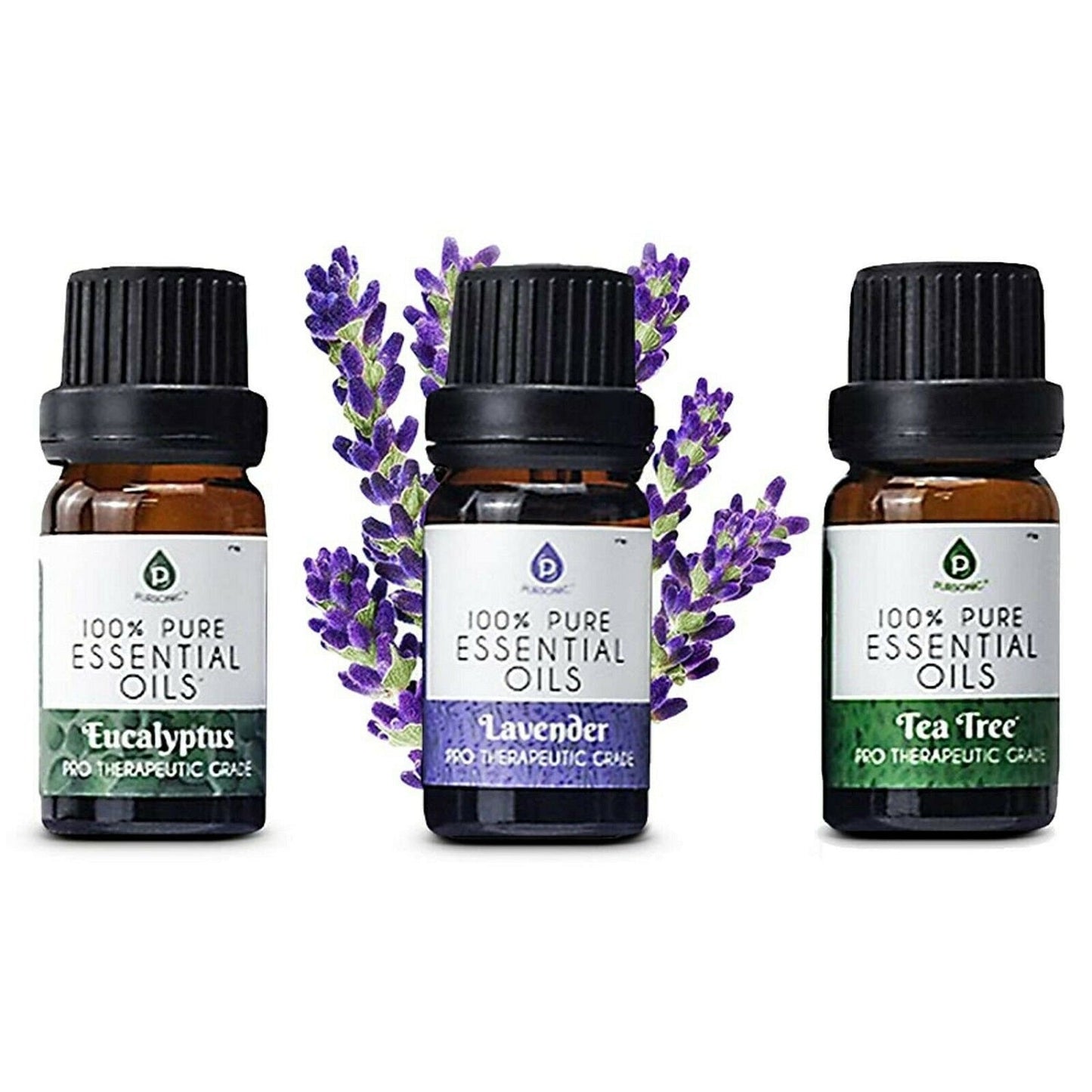 3 pack of 100% Pure Essential Oils (Eucalyptus, Lavender & Tea Tree)-1