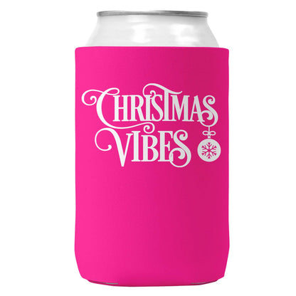 Christmas Vibes Christmas Can Coozie Cooler 12oz Cans-4
