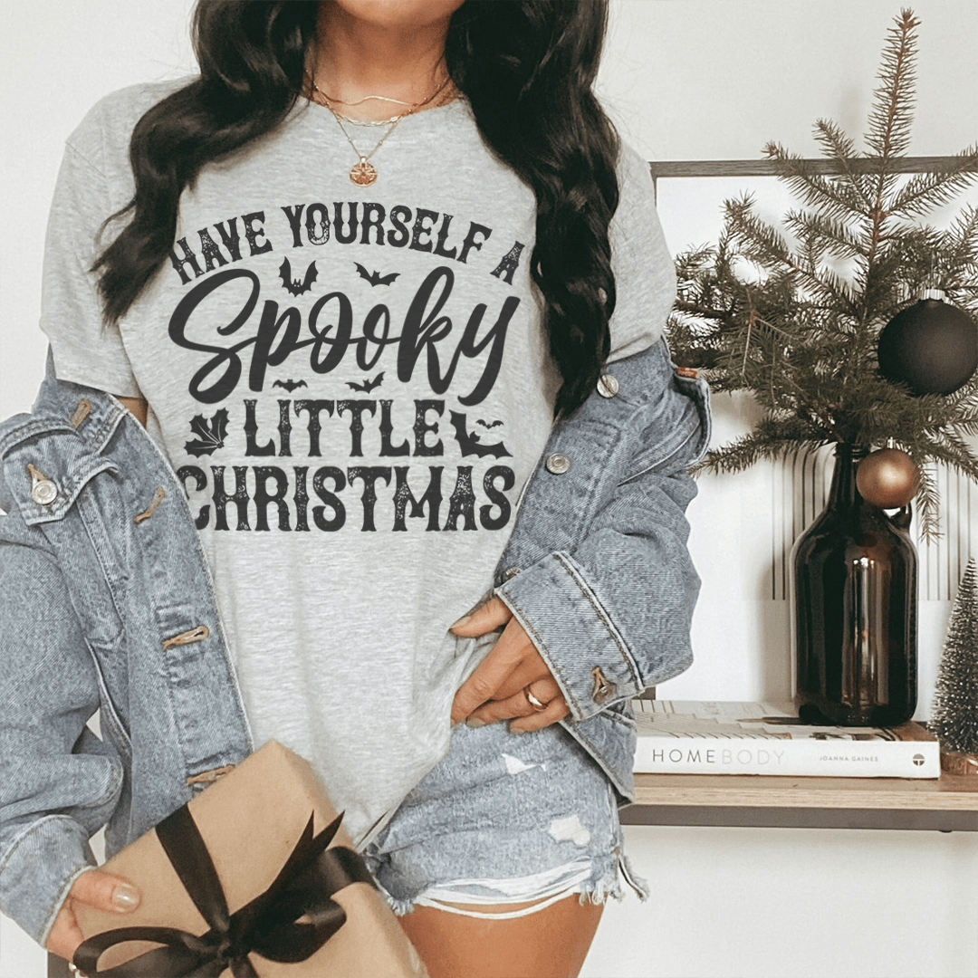 Have Yourself A Spooky Little Christmas Tee-0