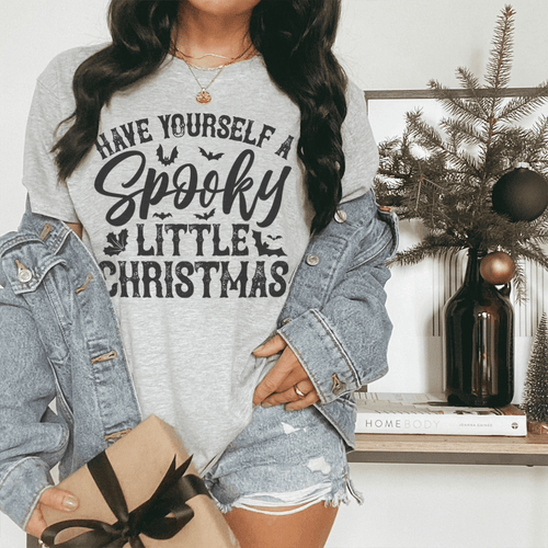Have Yourself A Spooky Little Christmas Tee-0