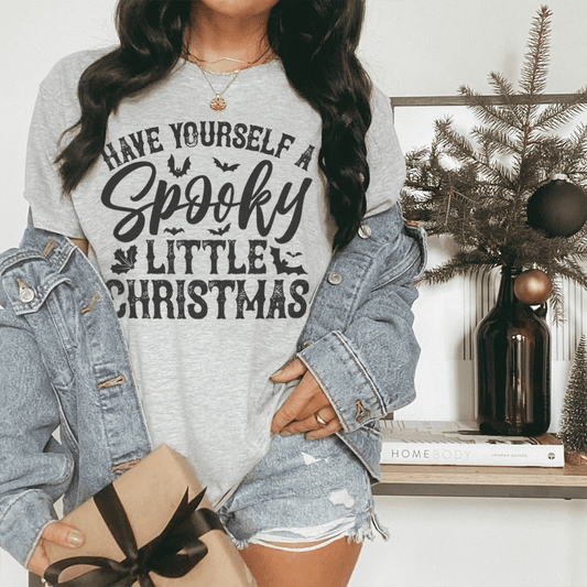 Have Yourself A Spooky Little Christmas Tee-0