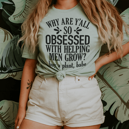 Helping Men Grow Tee Unisex Cotton T Shirt Premium Comfort Fit Breathable Airlume Cotton Vibrant Print