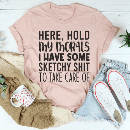 Hold My Morals Tee-3