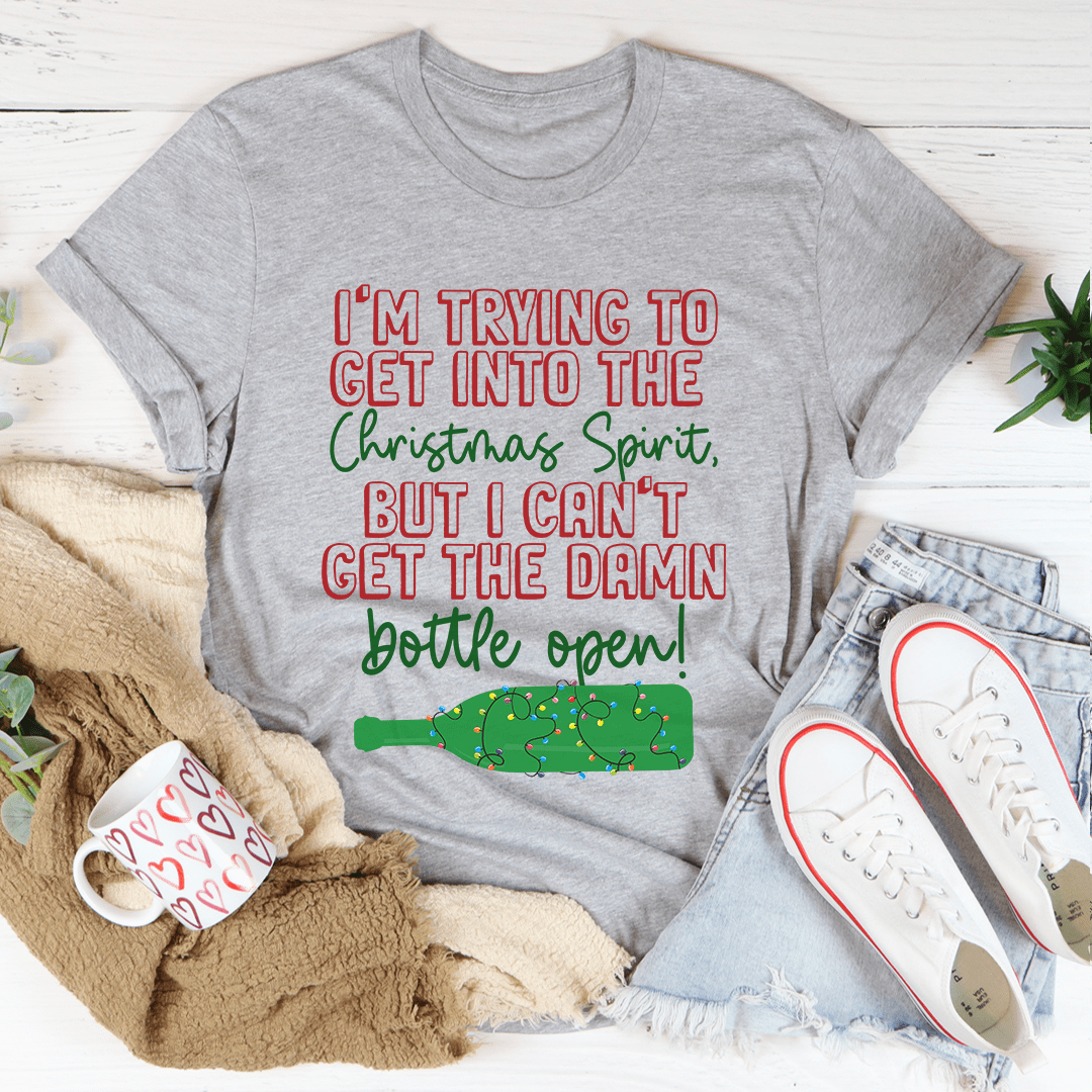 I'm Trying To Get Into The Christmas Spirit Tee-1