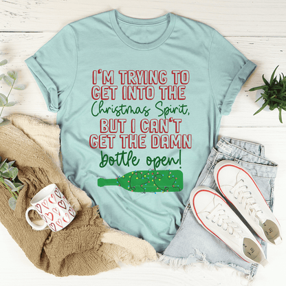 I'm Trying To Get Into The Christmas Spirit Tee-3