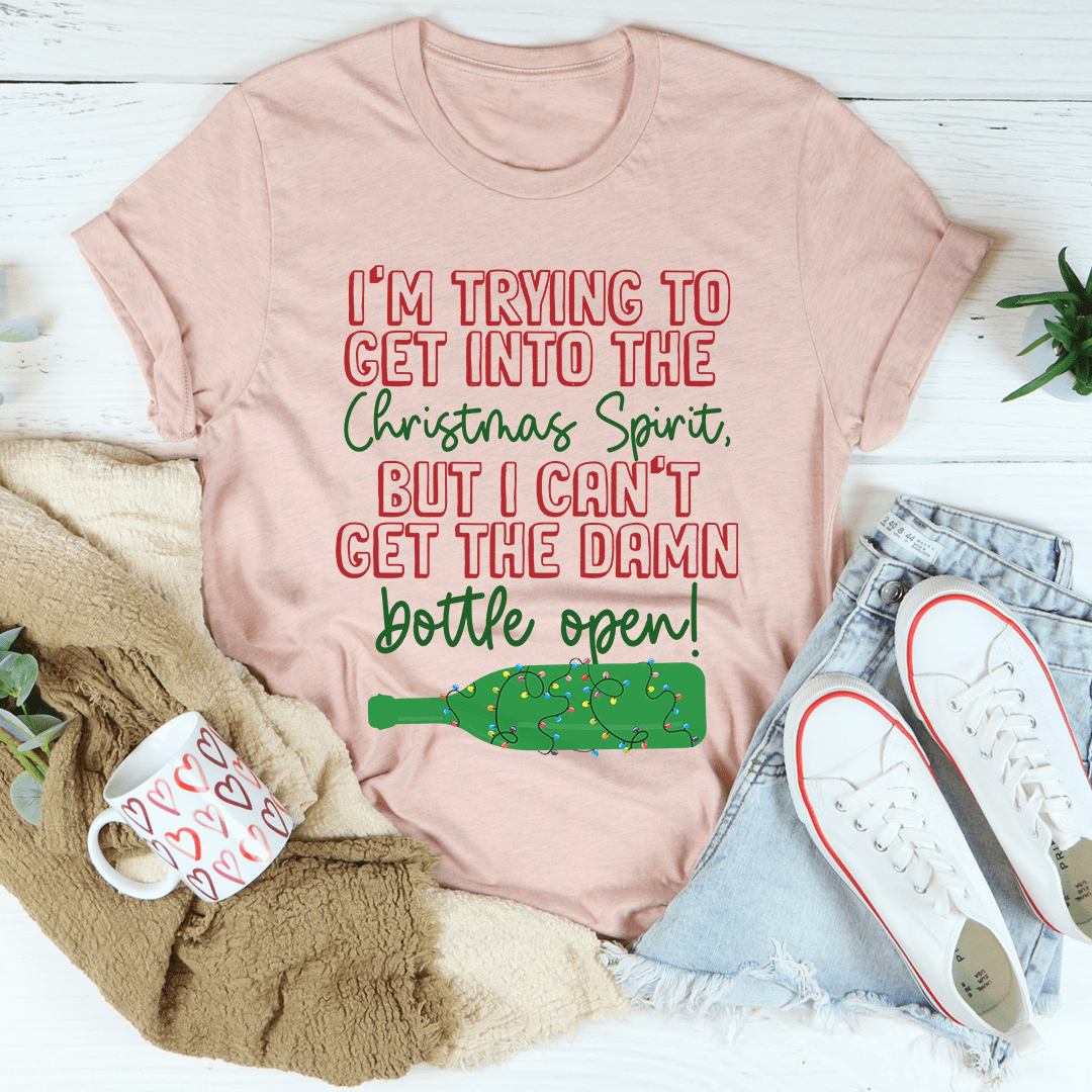 I'm Trying To Get Into The Christmas Spirit Tee-2