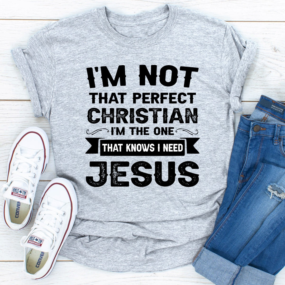 I'm Not That Perfect Christian T-Shirt-13