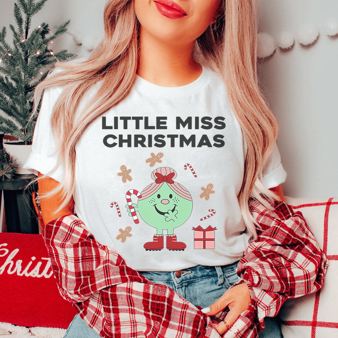 Little Miss Christmas T-Shirt-1