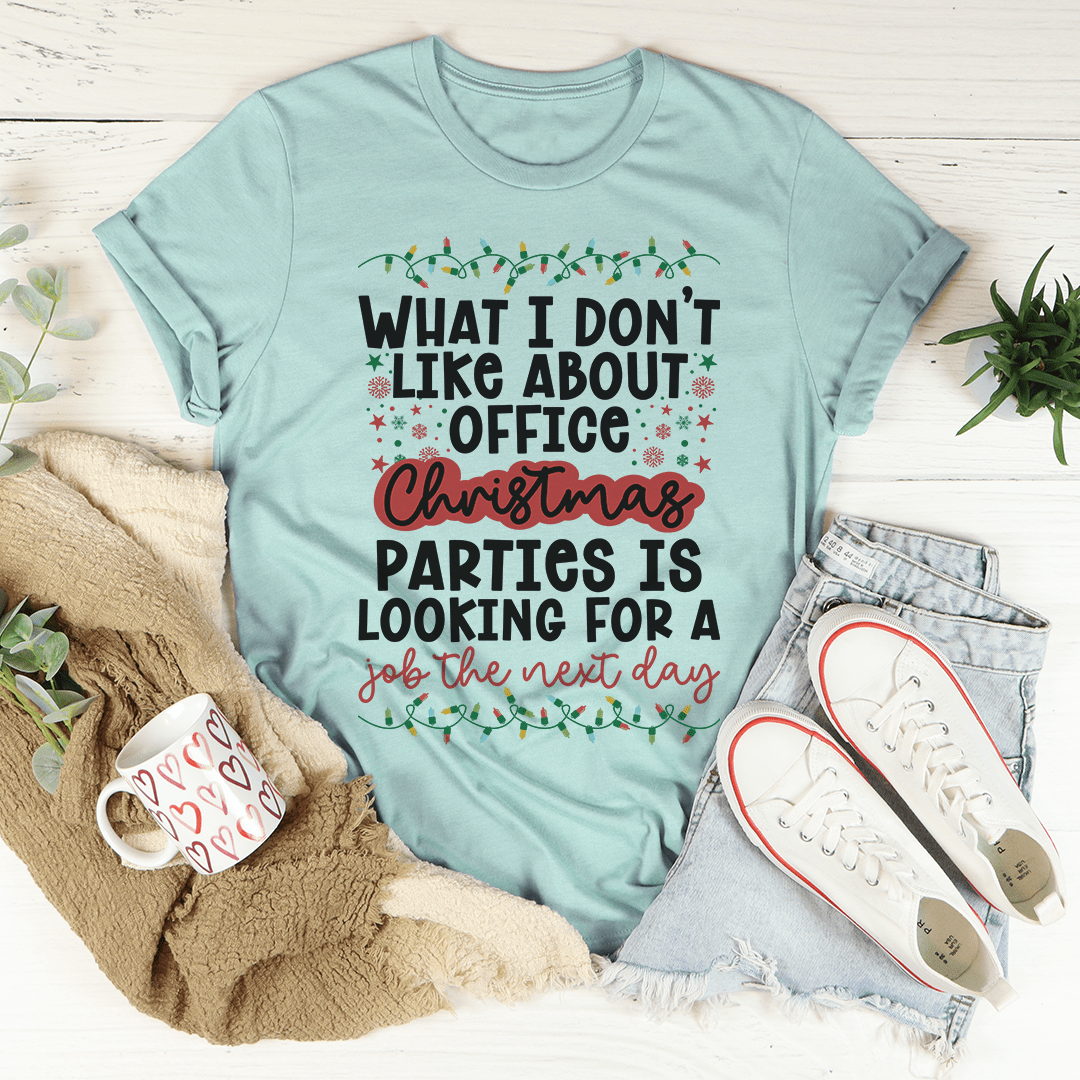 Office Christmas Parties Tee-3