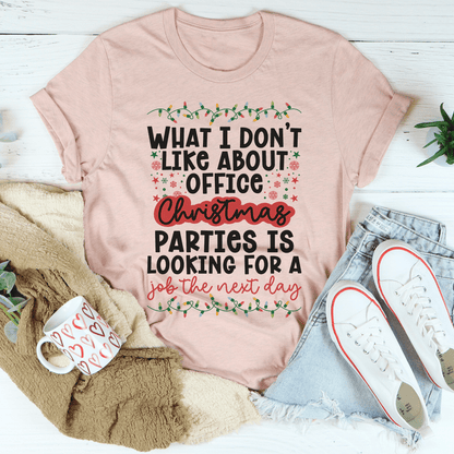 Office Christmas Parties Tee-2