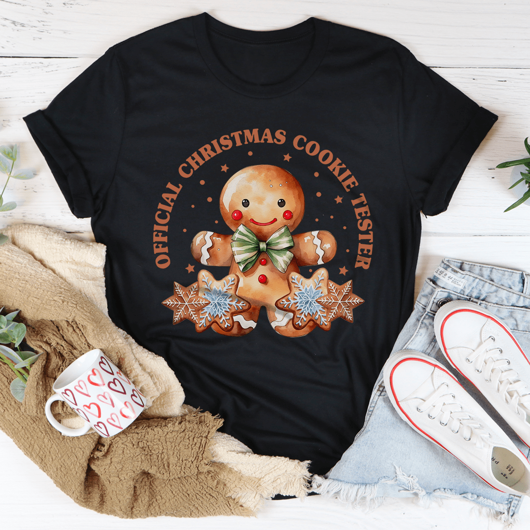 Official Christmas Cookie Tester Tee-0