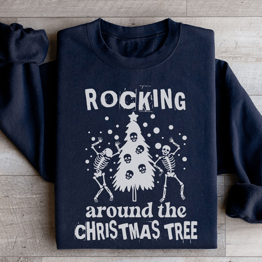 Rocking Around The Christmas Tree Sweatshirt-0