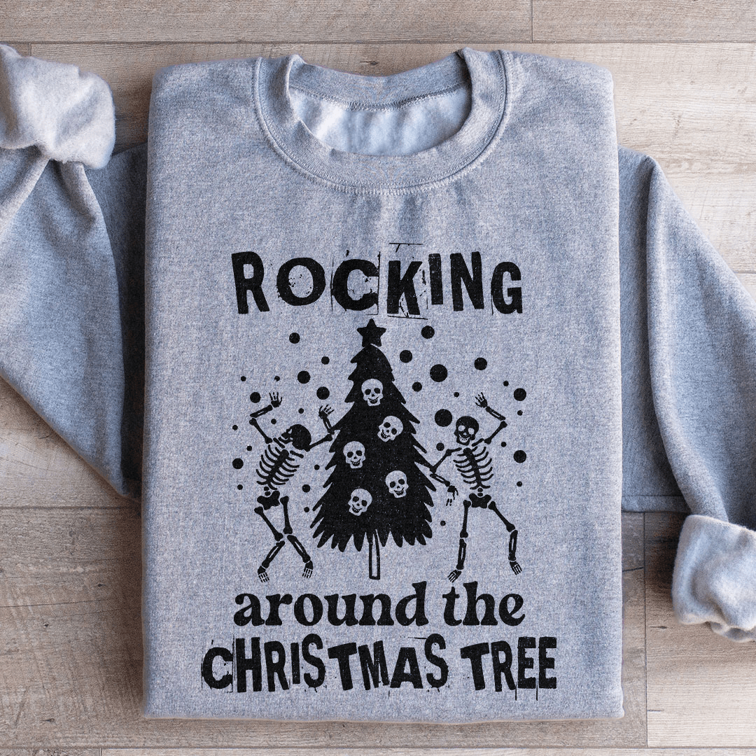 Rocking Around The Christmas Tree Sweatshirt-1