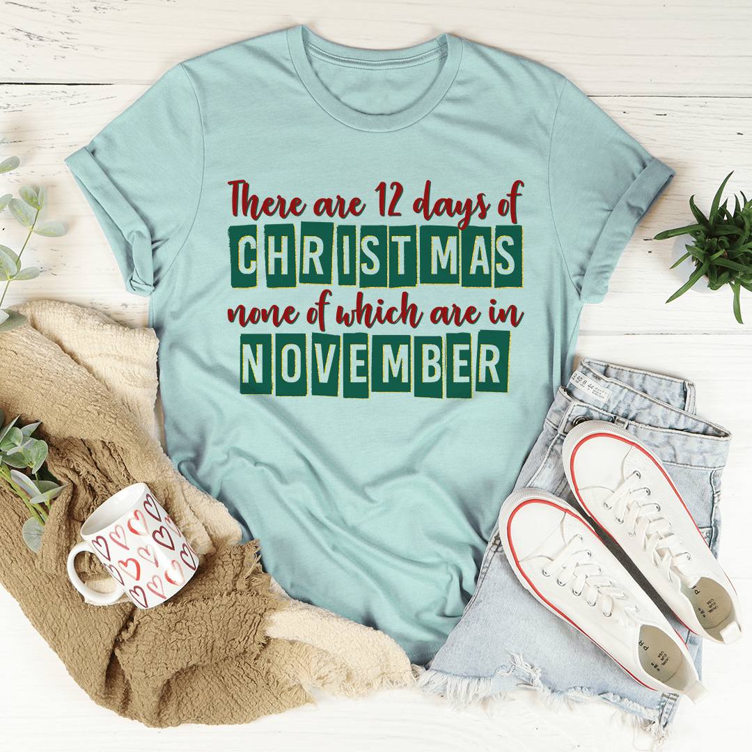 There Are 12 Days Until Christmas Tee-3
