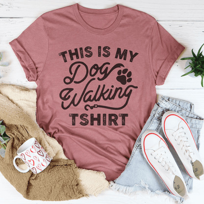 This Is My Dog Walking Tshirt Tee-0
