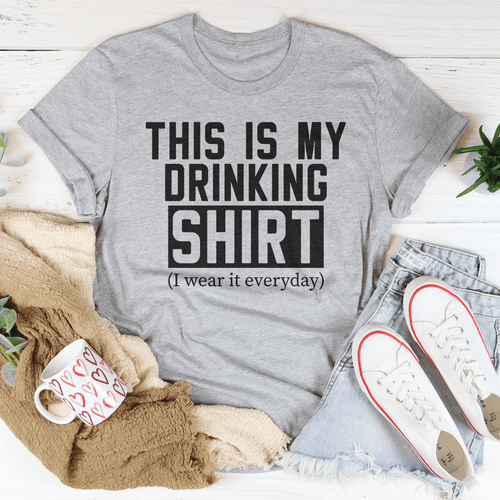 This Is My Drinking Shirt Tee-0