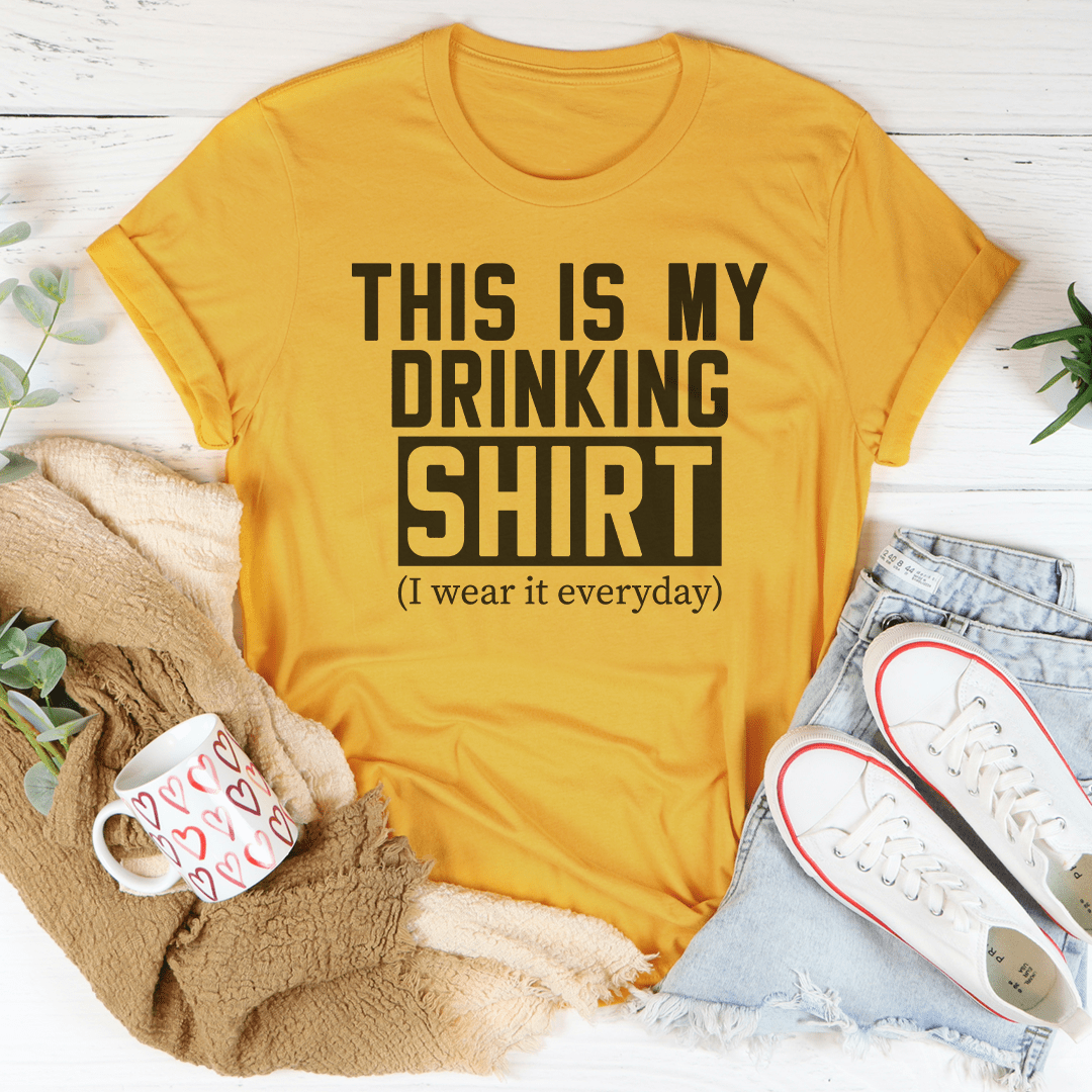 This Is My Drinking Shirt Tee-3