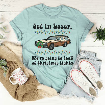 We're Going To Look At Christmas Lights T-Shirt-3