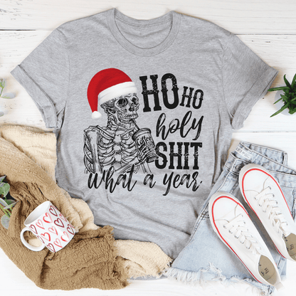 What A Year Christmas Tee-0