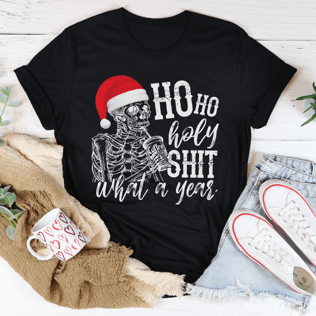 What A Year Christmas Tee-3