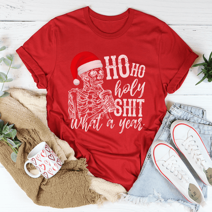 What A Year Christmas Tee-1